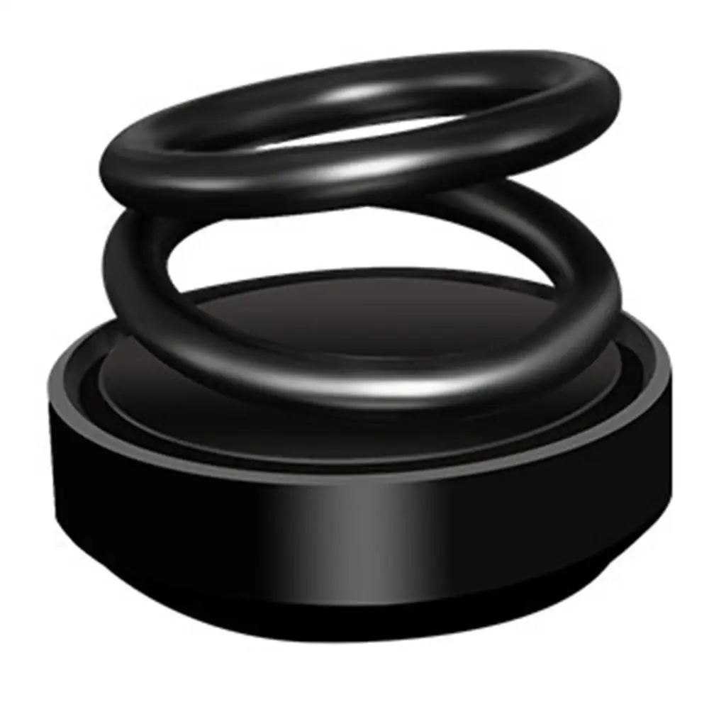 

Double Ring Perfume Seat Shake Sound Car Magnetic for Suspension Rotary Aroma Decoration Creative Car Interior Decoration