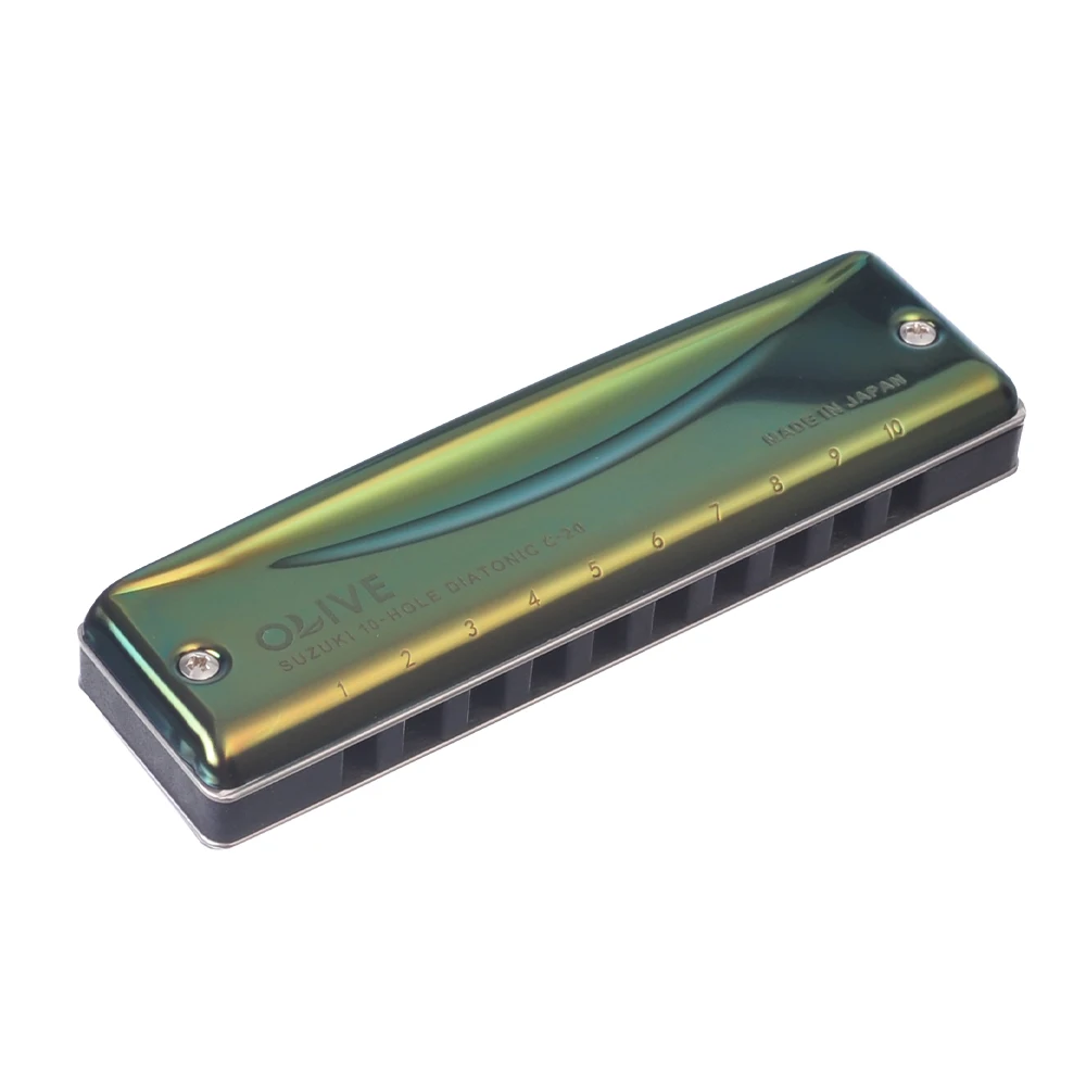 Diatônico para Armas Furos para Armas Verde e Armário Escolha a Sua Musical de 10 Suzuki Armário Instrumento Diatônico Chave Harp10 - Image 3