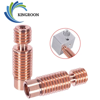 

KINGROON All-Metal Copper E3D V6 Throat Stainless Steel 3D Printer Part Nozzle Throat For 1.75mm E3D V6 Hotend Heated Block