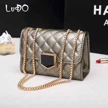 Luxus Handtaschen Crossbody-tasche Für Frauen 2019 Neue Damen Diamant Gitter Haspe Klassische Damen Schulter Tasche Designer Bolsa Feminina(China)