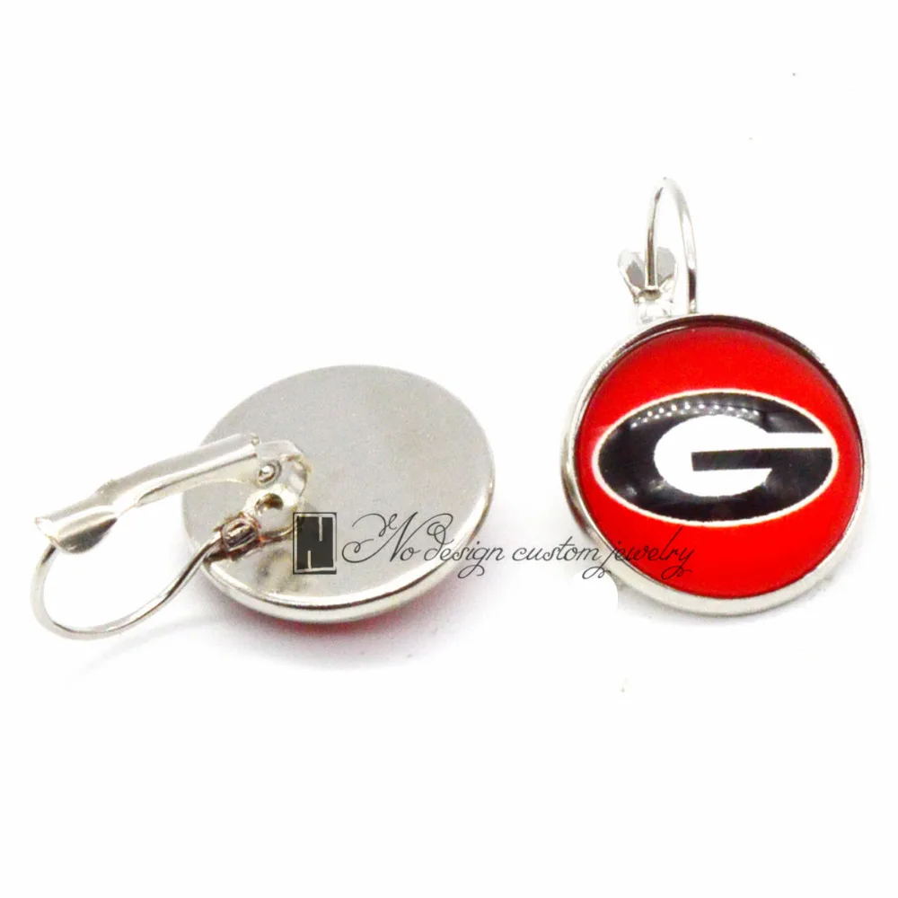 

University of Georgia NCAA Charms Earings French Hook Earrings for Women Gift 10pcs(5 Pair)/Lot GE079