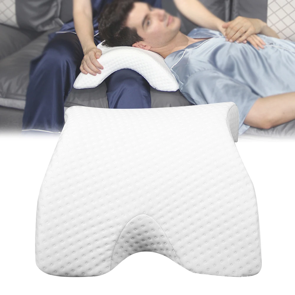 

Tunnel Shaped Massage Health Care Relieve Office Headrest Slow Rebound Sleep Detachable Arm Cuddling Memory Foam Pillow Curved