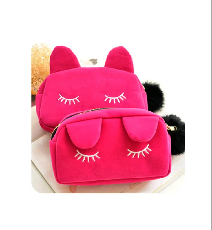 Дорожный чехол для карандашей школьная коробка косметичка макияжа сумка на