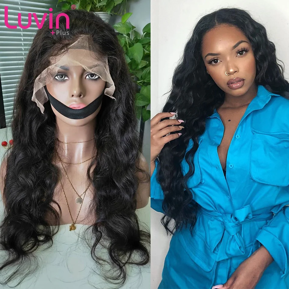 

Luvin OneCut Hair HD Transparent Lace Front Human Hair Wigs Brazilian Virgin Body Wave Glueless Full Lace Pre Plucked Baby Hair