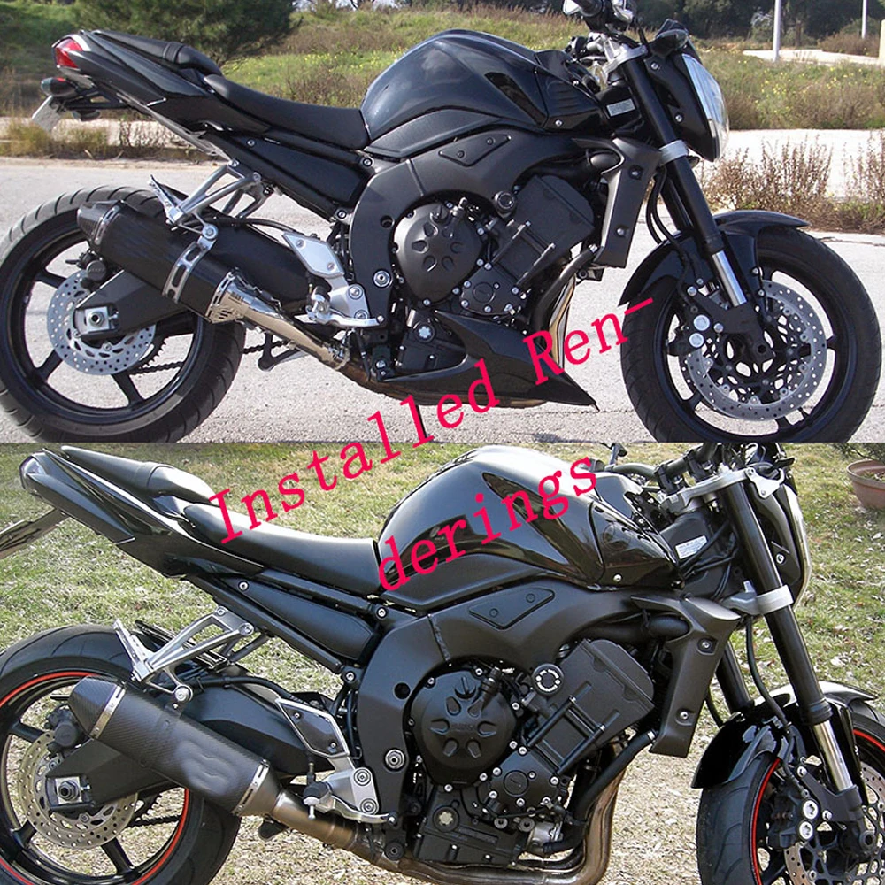 Выхлопная средняя труба для мотоцикла Yamaha Fazer FZ1 FZ1N FZ1S 2006- 2007 2008 мото выхлопная система аксессуары для мотоциклов