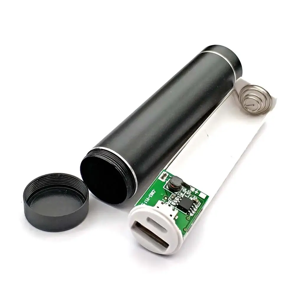 Power Bank DIY Kit Storage Case Box Free Welding 1X 18650 Battery