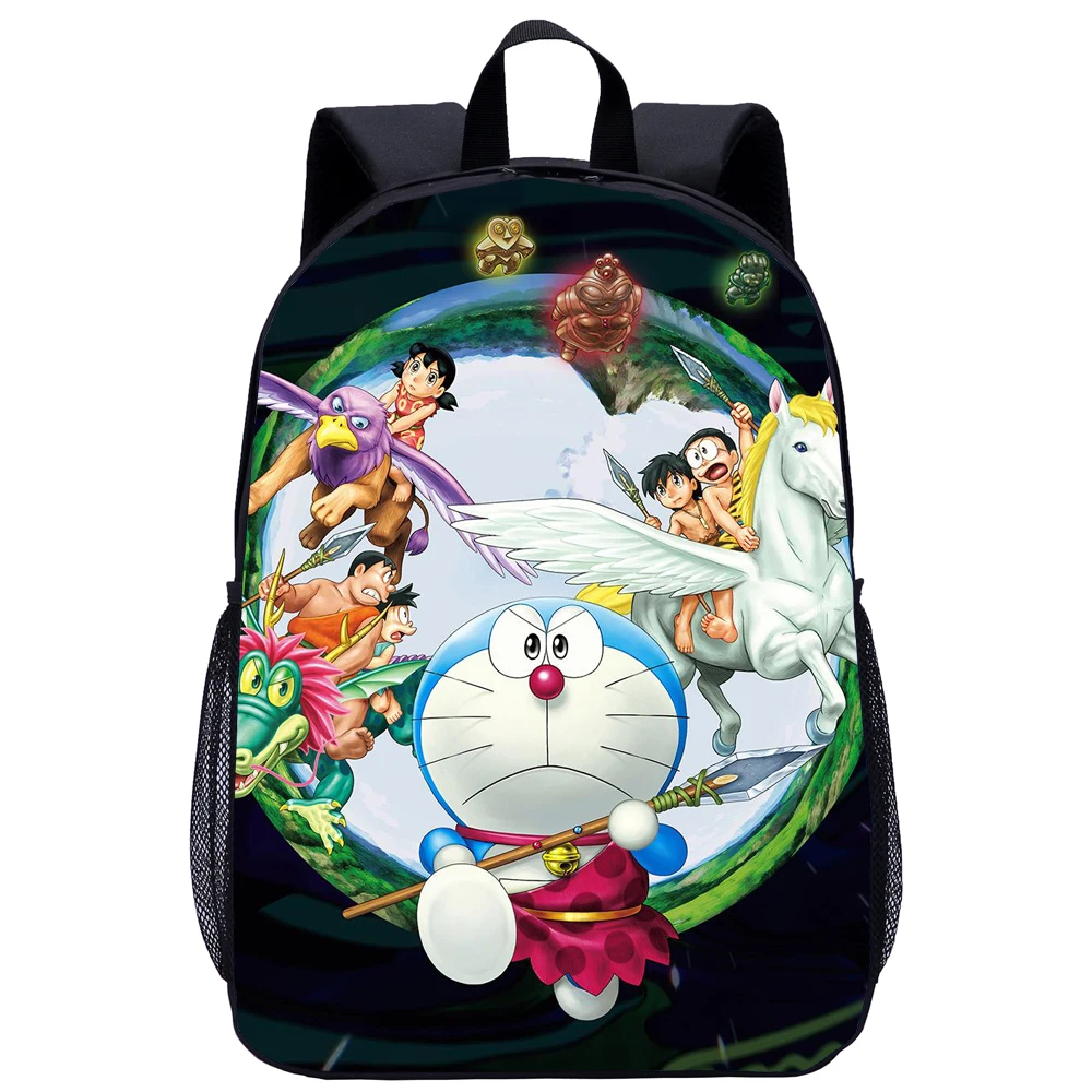 Школьный ранец Doraemon для детей 17 дюймов мультяшный студенческий портфель книг