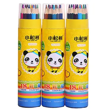 

18Colors Boxed Pencils Kids Graffiti Pencils Drawing Practice Pencils Stationery Random Color For Outer Packing
