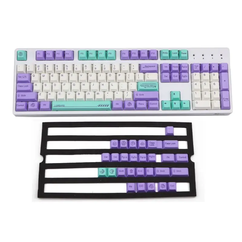 

131 Keys OEM PBT Cherry Blossom Keycaps Dye-Sublimation Mechanical Keyboard Keycaps