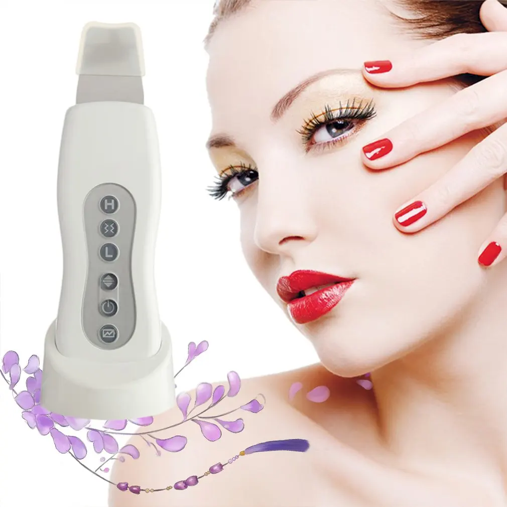 Ultrasonic Deep Face Cleaning Machine Skin Scrubber Blackhead Wrinkles and spots Reduce Facial Whitening Lifting Beauty 5