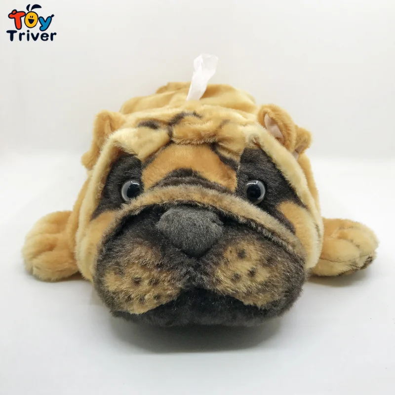 Shar pei искусственная плюшевая игрушка держатель для салфеток коробка магазин