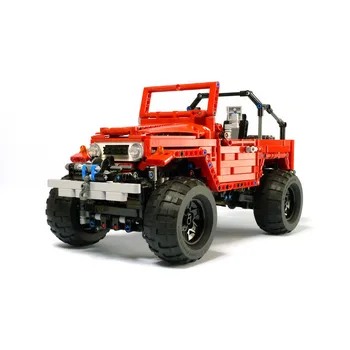 

BuildMoc 4889 FJ40 Crawler RC Car Racing APP Remote Control Car RC Tracked Racer Building Blocks Technic lepining Toys