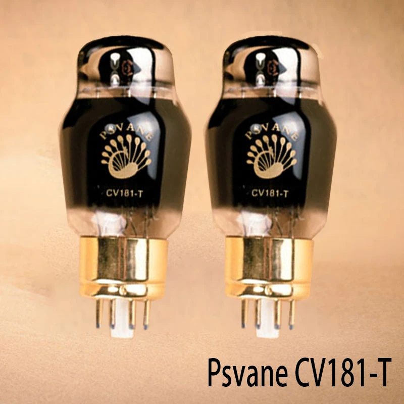 New 2Pcs Psvane CV181-T Classic grade matched pair vacuum tubes gold plated pins Repalce shuguang Mullard JJ Tung-sol EH 6N8P | Бытовая