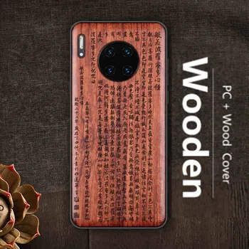 

Wooden Case For Mate 30 Pro Cover Laser engraving for Huawei Mate 20 20x P30 P40 P20 Lite nova 6 se 5T Honor View 20 30 Case