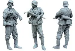 1/35 Uncolor infantryman летний солдат игрушка Смола модель миниатюрный комплект без сборки Неокрашенный
