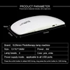 Arte Clavo 6W Nail Dryer Portable UV LED Lamp Nail Art Polish Light Mirco USB Cable SUN Mini Fast Delivery Manicure Machine Tool 2