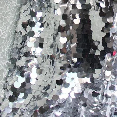 10 м/лот большой лазер 18 мм Блестки Ткань рыбья чешуя ткань для выступлений платья Модная одежда Sudio фоновое украшение