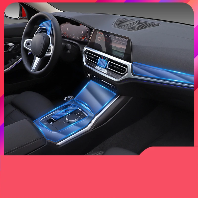 Lsrtw2017 Анти-Царапины TPU интерьер автомобиля Экран сенсорный экран защитная пленка Стикеры для Bmw 3 серии G20 320 325 330