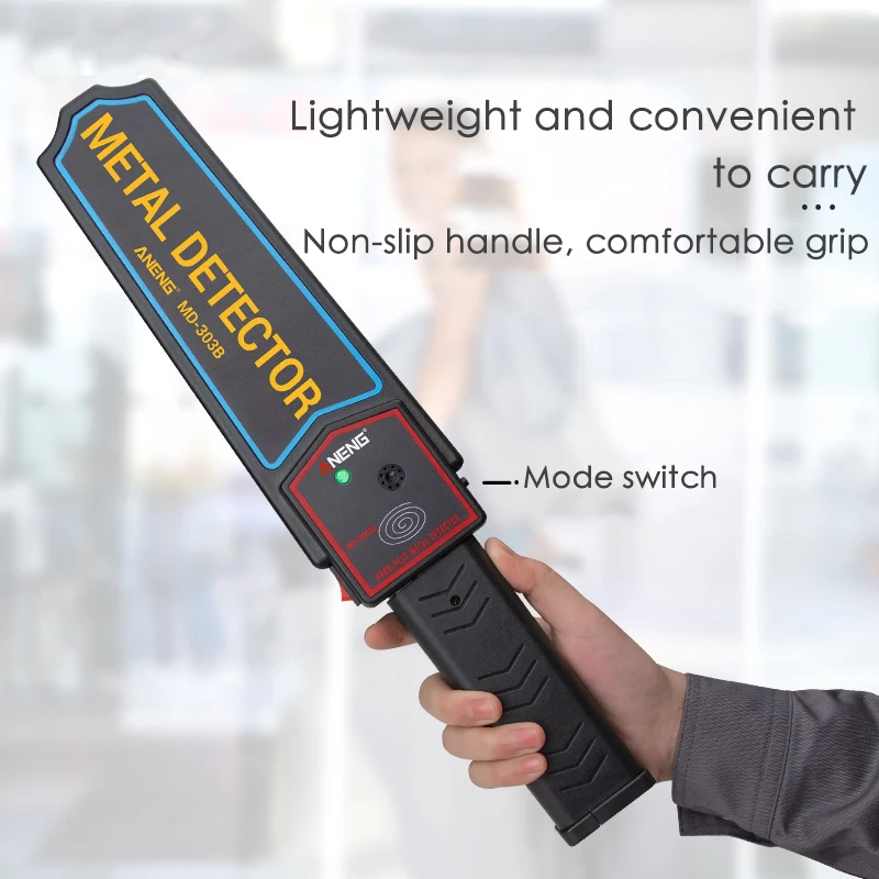 

High Sensitivity Metal Detector Super Scanners Portable Handheld Security Metal-finder Electronic Probe Tools For schools/Office