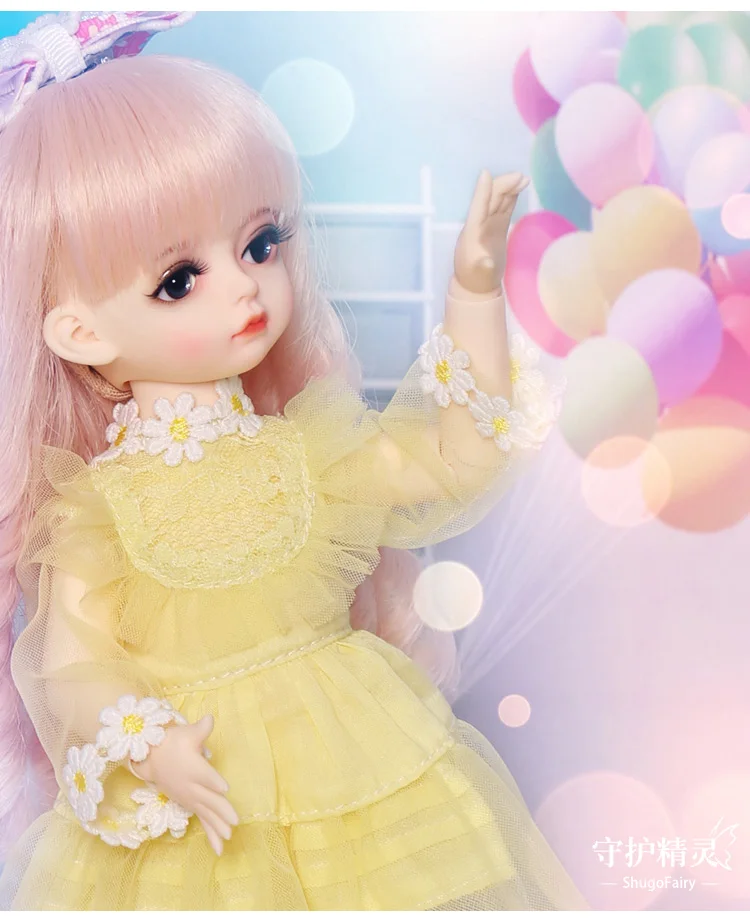 Xiaomi Youpin Rita bjd 6 очков кукла девочка игрушка высокого качества игрушки подходят для детей старше 13 лет