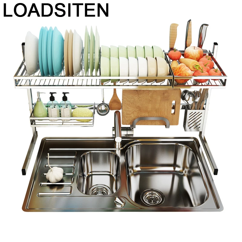 И хранения Cosas De Scolapiatti Cucina Escurreplatos нержавеющая сталь Cozinha Cocina Organizador кухня шкаф