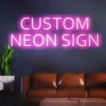 Personalized Neon Signs Upon Request| Customize Your Sign Here Handmade Signs Custom Neon Sign Party Office Wedding and Bar