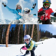 Лыжные очки для взрослых детей Дышащие, для активного отдыха и спорта очки