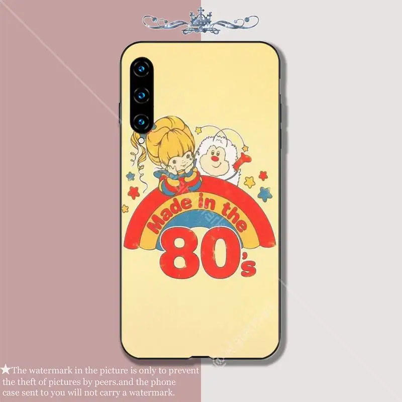 Yinuoda Rainbow Brite Мягкий ТПУ черный чехол coque для huawei honor 7A 8s 8x 9X 9 10 20s 20 lite V 30 PRO PLAY