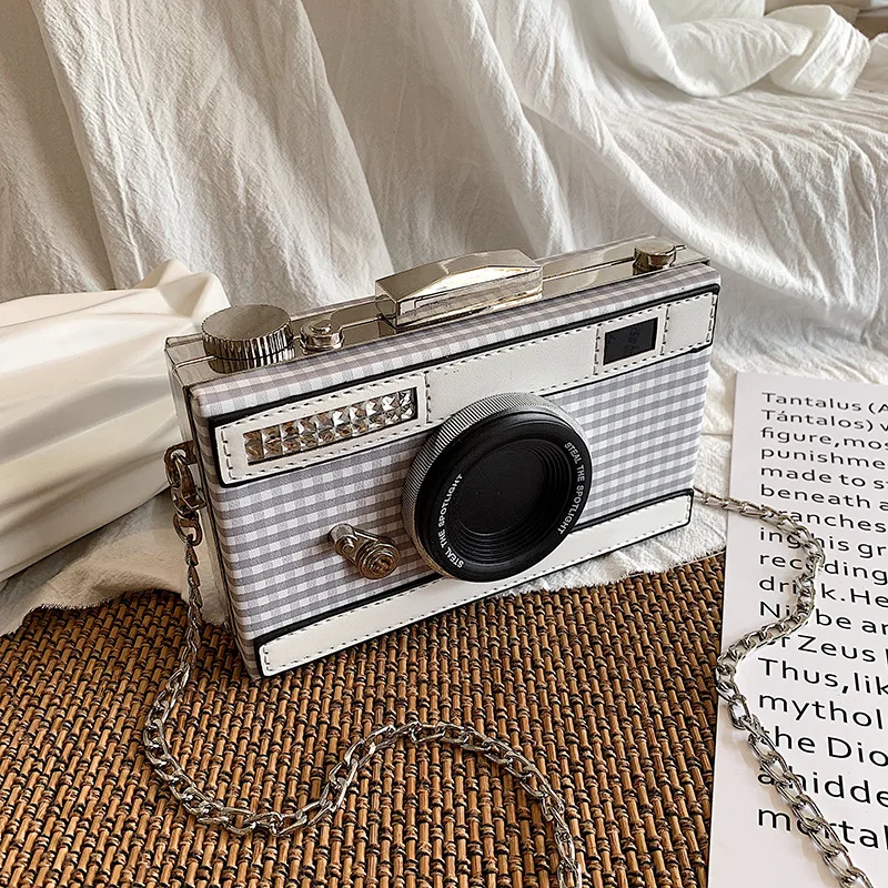 

AliExpress Summer 2019 New Style Korean-style Ultra-Cool Versatile Mobile Phone Camera Bag Chain Shoulder Trendy Bag