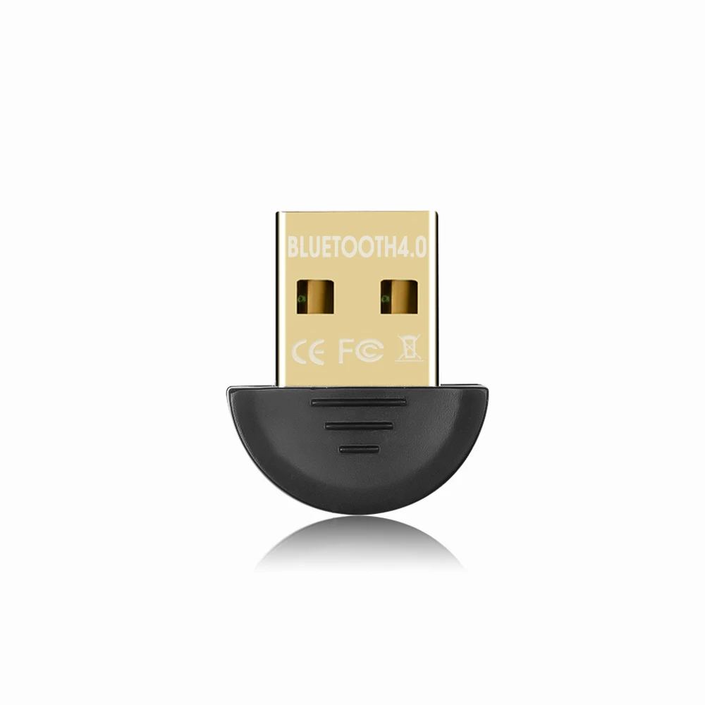 USB адаптер CSR 4,0 USB-Bluetooth Модем портативный музыкальный звуковой приемник Adaptador Bluetooth передатчик для ПК компьютерный динамик - Цвет: Черный