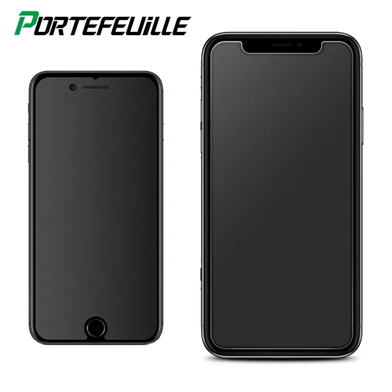 Protector de pantalla mate para iPhone, película protectora de vidrio templado iPhone 11 Pro Max, X, XS, XR, 8 Plus, 7, 7|Protectores de pantalla de teléfono| - AliExpress
