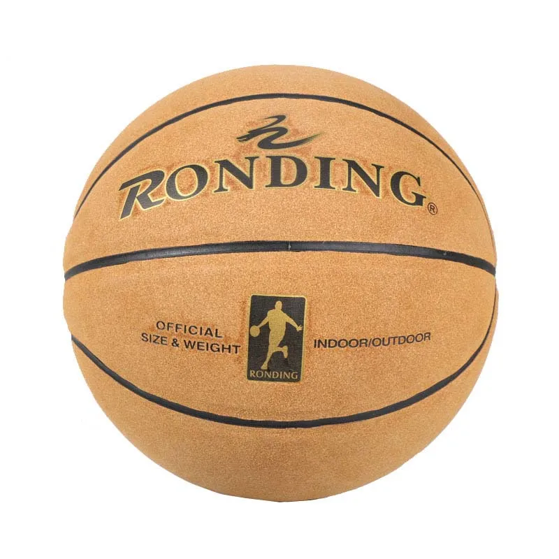 Официальный размер 7 из воловьей кожи, баскетбольный мяч для взрослых, износостойкий, пот, баскетбольный мяч для помещений, тренировочный матч, профессиональный баскетбольный мяч - Цвет: Цвет: желтый