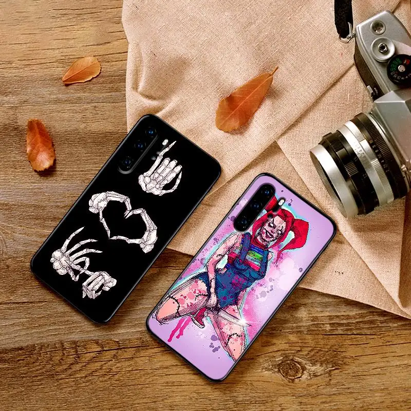 Классный мультфильм скелет сексуальный Клоун Для huawei Y6 Y7 Y9 Prime 2019 mate 10 20 Pro Nova2 3 4 Lite