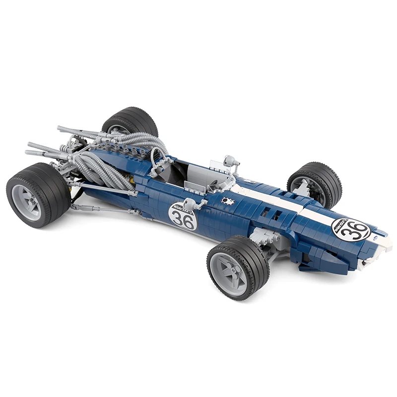 Carro de Corrida Technic e Técnica Brinquedos para Crianças Modelo de Carro Pces Blocos Azul Sonic Águia Weslake Mk1 T1g Compatível Technic Toys Super 1758 5 sonic (águia weslake mk1 t1g) compatível technic