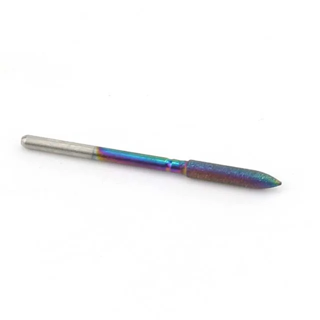 1pc Rainbow Diamond Nail Drill Bit Milling Cutter Rotary Cuticle Clean Files for Manicure Machine Burr Nail Files Accessories - Цвет: 24