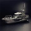 nanyuan IRON STAR 3D Metal puzzle DIY Assembly Model kits LIFEBOAT C22201 2 Sheets Stainless Steel Creative toys gift for adult 1