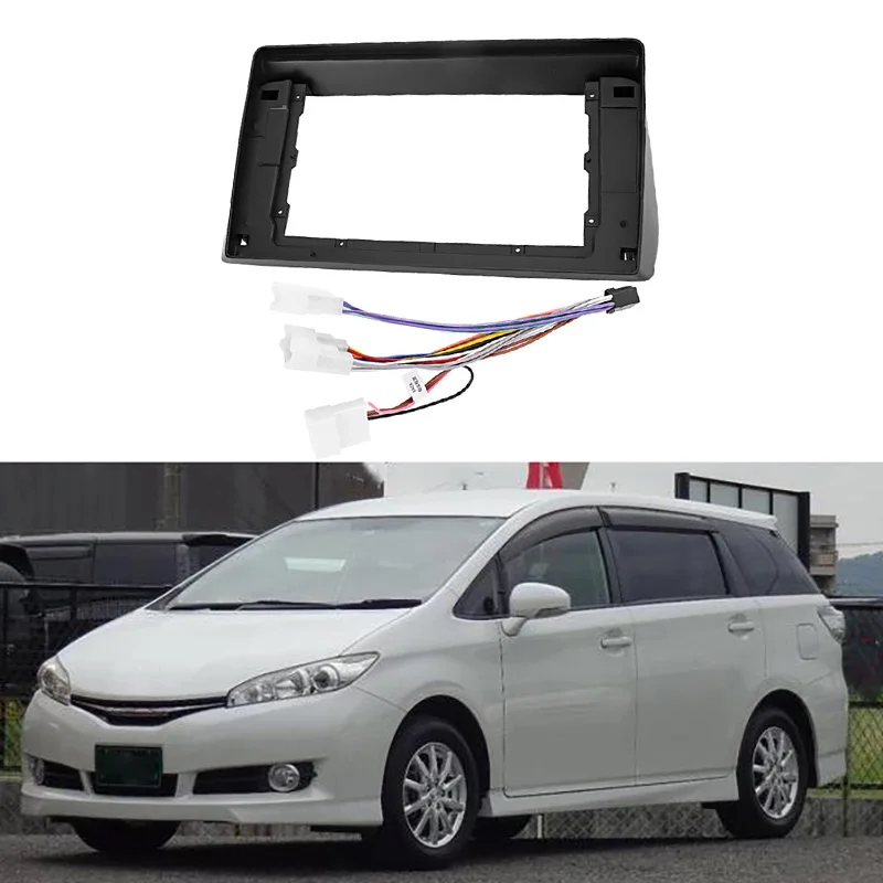 TOYOTA WISH 2009-2012  10 ġ 2Din ڵ þ ׷ þ г  Ʈ ġ ڵ DVD  ŰƮ δ