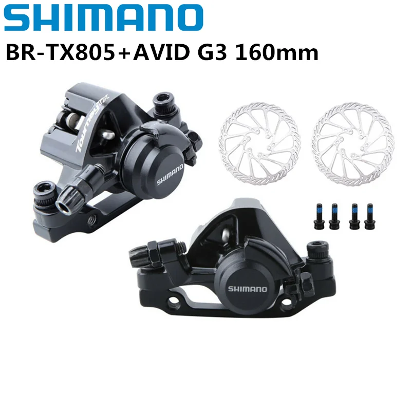 nakoming valuta zoeken Shimano tourney tx BR XT805メカニカルディスクブレーキ,avid  g3センターライン付き,mmローター,マウンテンバイク用6ネイル|Bicycle Brake| - AliExpress