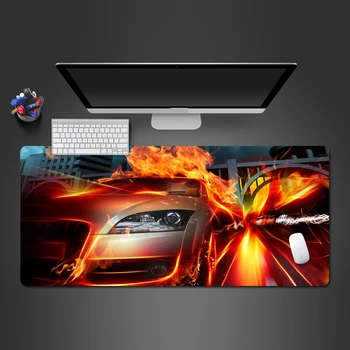 

Racing In The City Super Car Mouse Pad Popular Notebook Computer Game Mouse Pad High Quality Natural Rubber Desktop Pads