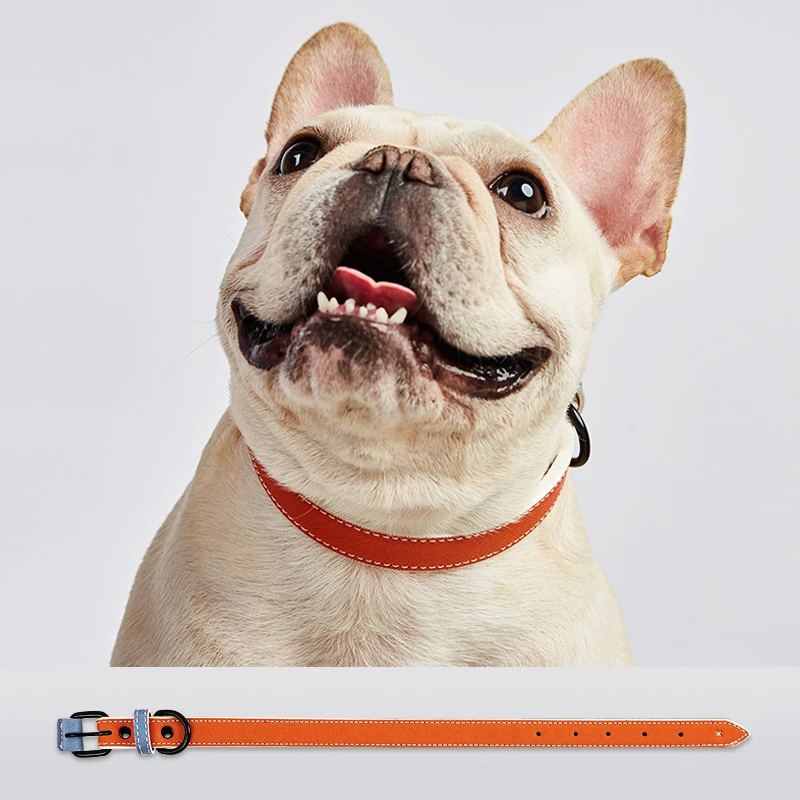 Collar de perro ajustable de PU DE LA Collar Para perros arnés Para perro sin tirones de collares Para perros Accesorios Para Gatos|Collares| -