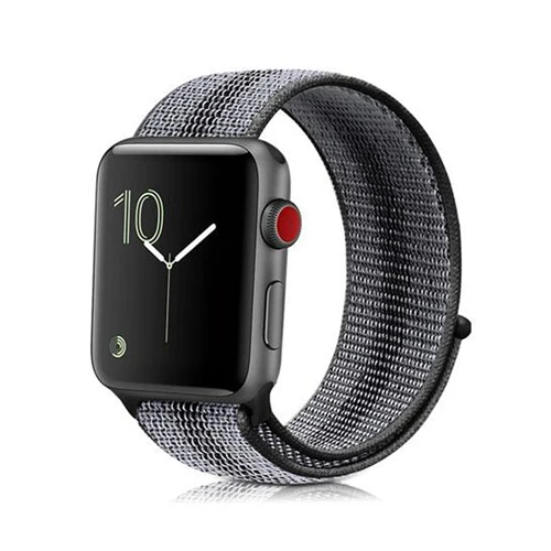 41 40 мм 44 мм, ремешок для apple watch группа 4 5 42 мм, 38 мм, спортивный петля, ремешок для наручных часов iwatch серии 5/4/3/2/1 браслет нейлоновый Плетеный ремешок для часов - Цвет ремешка: 41