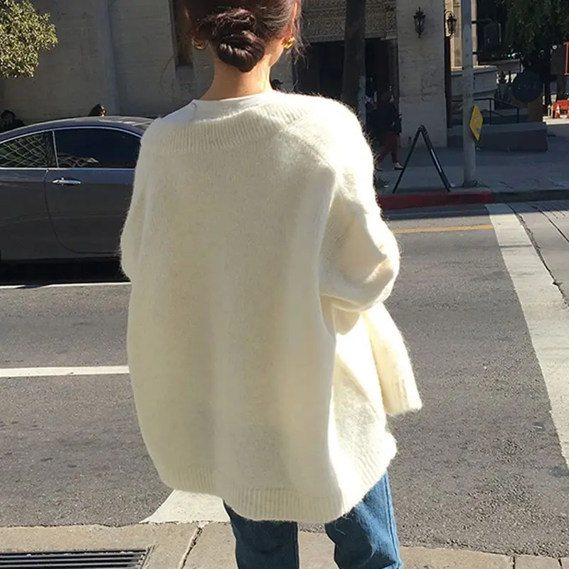 Bohoartist Autumn Winter Women's Sweaters Office Lady Warm Korean Style Sweaters Minimalist Bohoartist Autumn Winter Women's Sweaters Office Lady Warm Korean Style Sweaters Minimalist