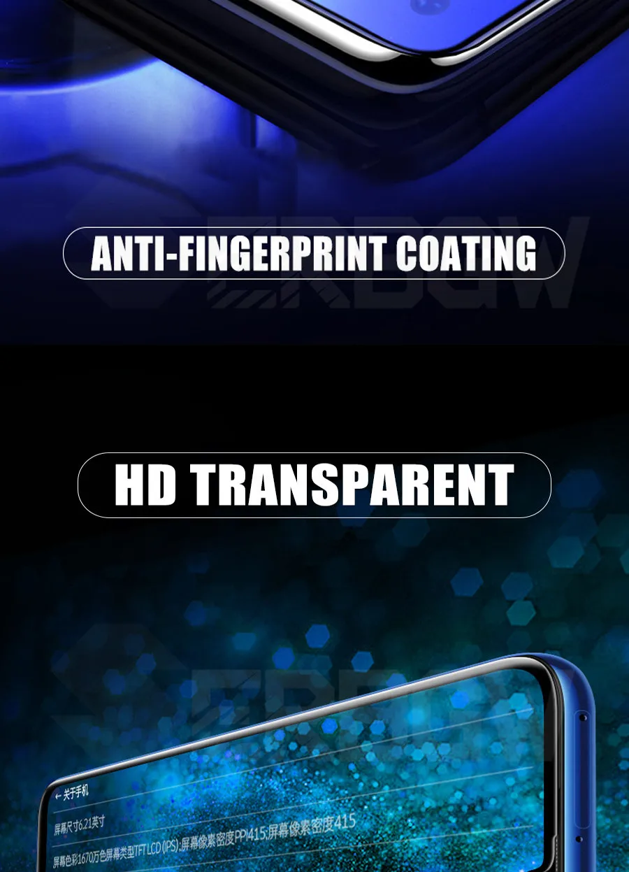 Закаленное стекло для huawei Y6 Y7 Pro Y9 Prime Защитная пленка для экрана для huawei Prime Y5 Y6 Prime Y7s Защитная пленка для стекла