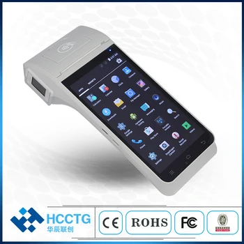 

5 Inch touch screen Android 9.0 Handheld RAM2GB+ROM16GB Android Mobile Pos with Printer RFID pos terminal