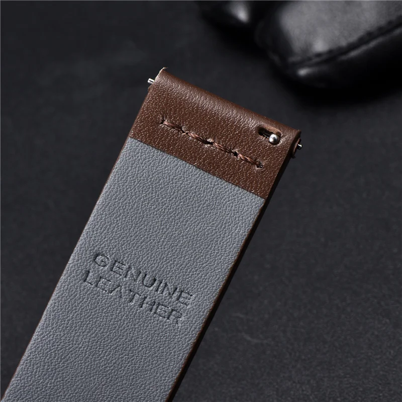 Premium Genuine Leather Quick Release Watch Strap - Sport Smart Watch Band 18mm/20mm/22mm
