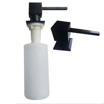 

диспенсер Soap Dispenser Black 304 Stainless Steel ABS Bottle Basin Accessories дозатор для мыла