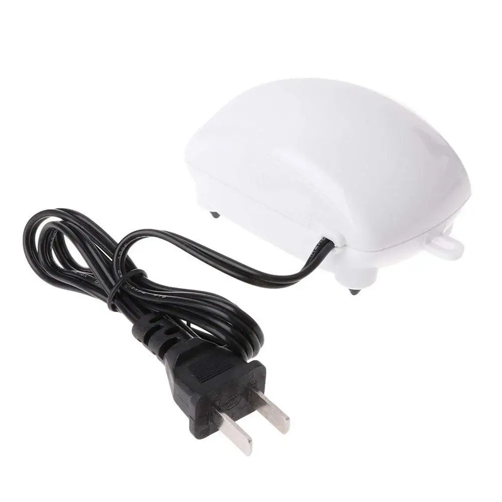 Stable Fish Tank Practical Aquarium Air Pump Pond Mini Durable Oxygen Compressor Efficient Easy Operate Low Noise EU US PLUG