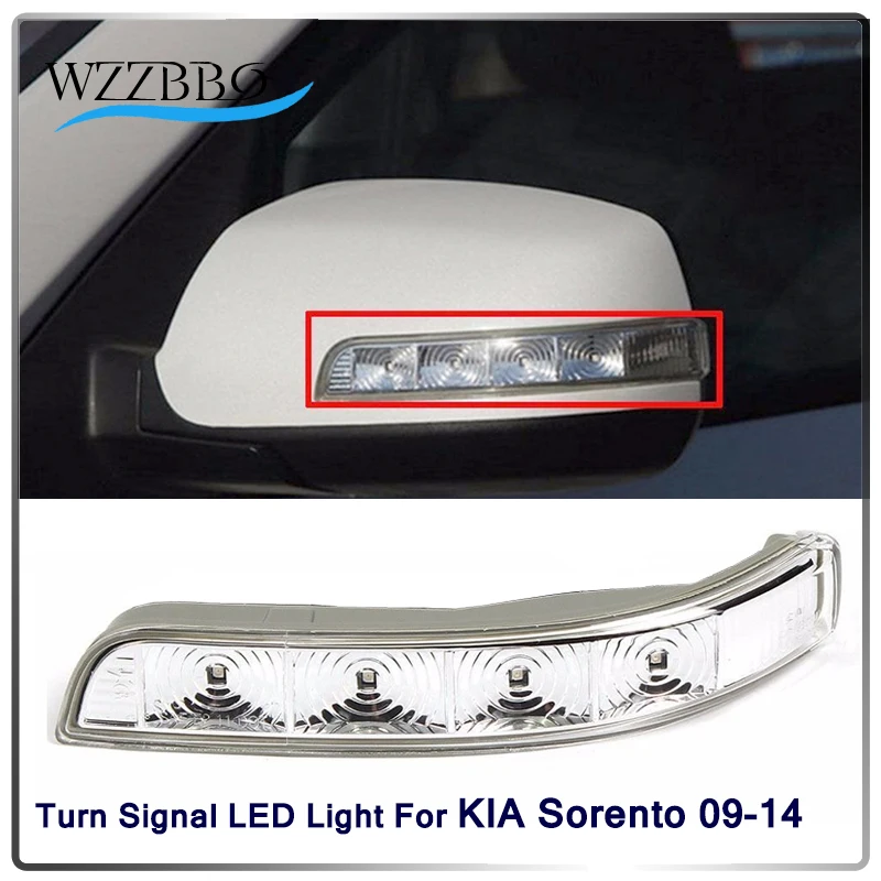 Led Side Mirror Cover Under Light Signal Repeater Lamp For KIA 2003-2009 Sorento
