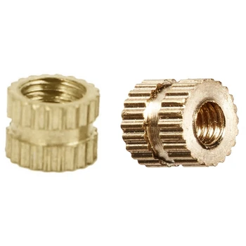 

200Pcs M5 X 5Mm Threaded Round Insert Embedded Nuts & 100 Pcs M3 X 5Mm X 5Mm Threaded Insert Embedded Nut