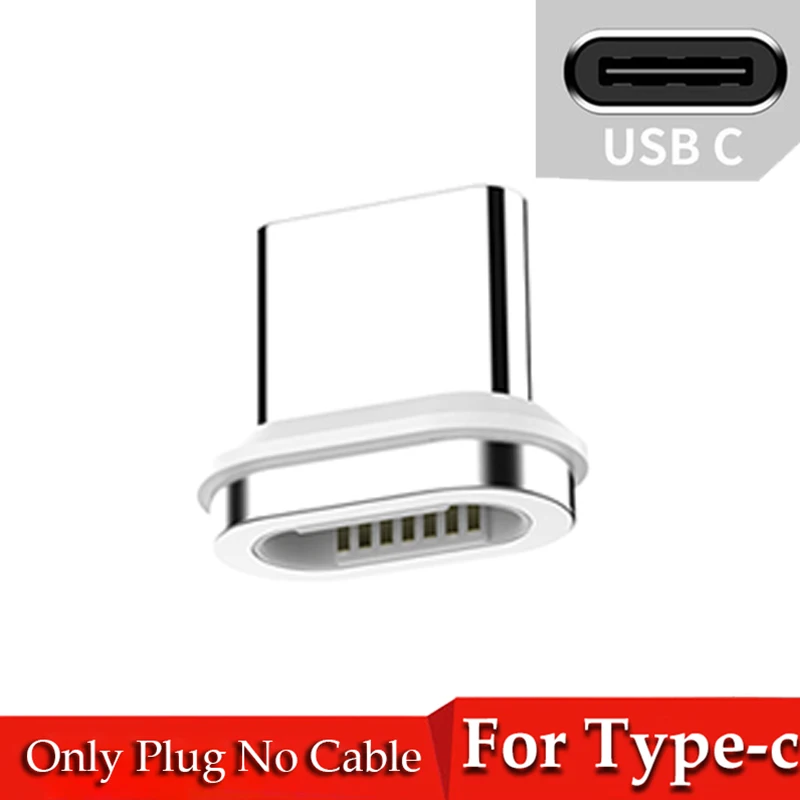 Магнитный usb-кабель 3A для huawei samsung type C зарядный USB C Магнитный кабель Micro USB мобильный шнур для телефона type-C провод для Xiaomi - Цвет: Шампанское